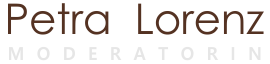 Moderatorin Petra Lorenz